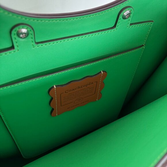 Coachtopia Leather Top Handle Tote Bag - Picture 6 of 10